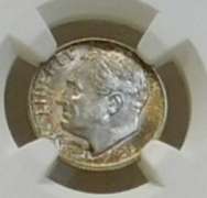 1958-D Roos. Dime NGC MS-67-FT