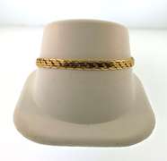 Fancy 18kt yellow gold mariner link bracelet