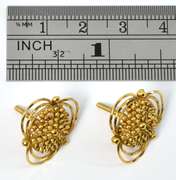 Ornate 21k Earrings