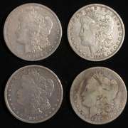 1891 P &O 1887 O &1889 O  Raw Morgan Dollars