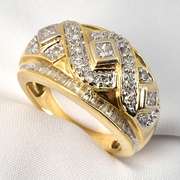 Sparkling Dome of Diamonds Ring