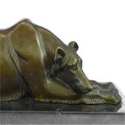 Loving Greyhound Dog Bronze Sculpture