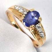 Tanzanite & Diamond Ring