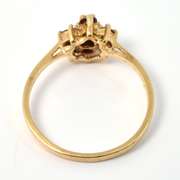 Cute 14k Ruby & Diamond Ring