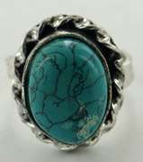 Silver and Natural Stone