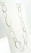 Silpada Sterling X-Long Free Form Link Necklace