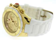 Michele White Tahitian Jelly Bean Watch