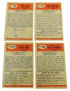 4 Bowman 1955 Football Cards