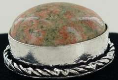 Silver and Natural Stone