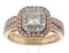 Dazzling Rose Gold 2.25ct Diamond Engagement Ring