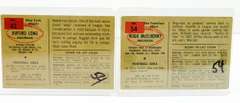 2 Bowman Gum 1954 Football Cards