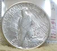 1922-S Peace Dollar almost Uncircul