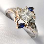 Stylish 1/2 Ct. Princess Cut Diamond Ring