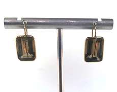 Classic Smoky Gemstone 14kt Earrings