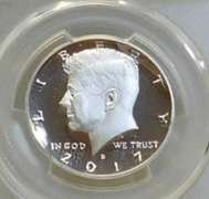 2017-S Sil PRF Ken Hf PCGS PR-70-DC