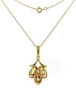 Gorgeous Yellow Topaz Pendant on Chain