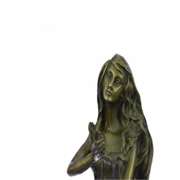 Art Deco by Italian Artist Mavchi Mother Nature Bronze Sculpture
