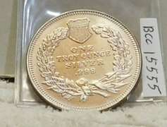 1 oz Sil Round Unc Indian/Buffalo