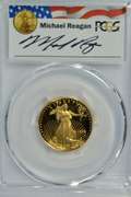 Perfect 1996-W Reagan Signed $10 Gold. PCGS PR70DCAM