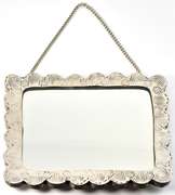 Intricate Sterling Hanging Mirror