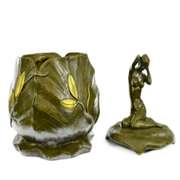 Jewelry Box Bronze Figurine