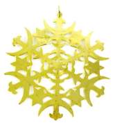 1973 MMA Sterling Vermeil Snowflake Ornament
