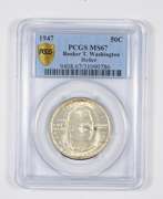 MS67 1947 Booker T. Washington Commemorative Half Dollar Heller - PCGS