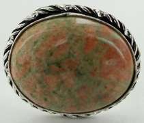 Silver and Natural Stone