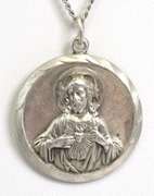 Sterling Religious Pendant & Chain