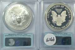 2 Special 2011 $1 Silver Eagles PCGS MS69 & PR69DCAM