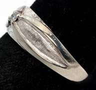 Unique Band with Diamond Accent in Gold