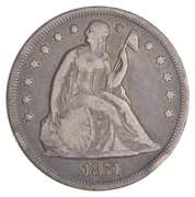 1871 Seated Liberty Dollar