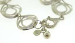 Sterling Silver Open Circle Link Bracelet