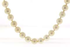 Simple 6mm Pearl Strand Necklace