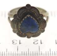 Vintage Lapis Sterling Ring