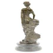 Roman Lady Bronze Statue