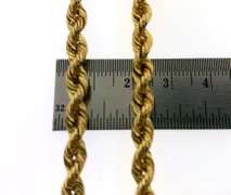 Gorgeous 14kt yellow gold rope chain necklace