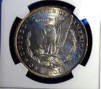 1886 Morgan Silver Dollar, MS64 NGC