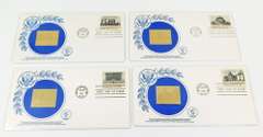 4 Famous Buildings 1981 1st Day Covers/23K Stamps