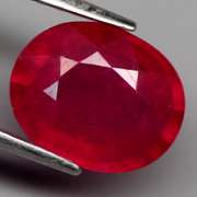 Vivid blood red 3.47ct Ruby from Madagascar