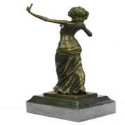 Theatre Movie Actress Bronze Figurine