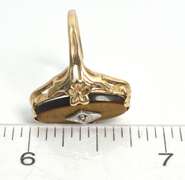 Vintage Gold Ring with Tiger's Eye
