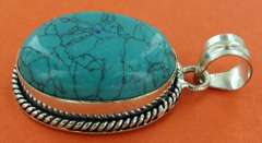 Silver and Natural Stone