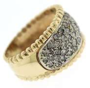 Fantastic Pave Diamond Dome Ring