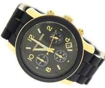 Micheal Kors Black Catwalk Chrono Watch