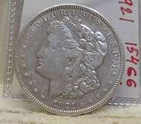 1921 Morgan Dollar,  circ,