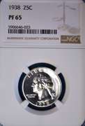1938 25c PF 65 NGC