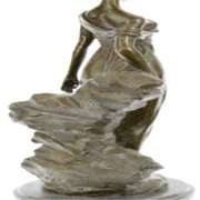 Roman Lady Bronze Statue