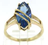 Exciting Marquise Blue Topaz Ring