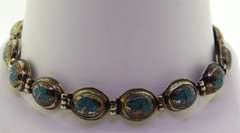 Sterling Silver Signed Native American Bracelet